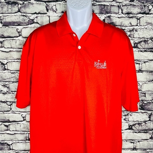 Vintage Red White Nike Dri Fit King And‎ Bear Golf Polo Men's Size XL
